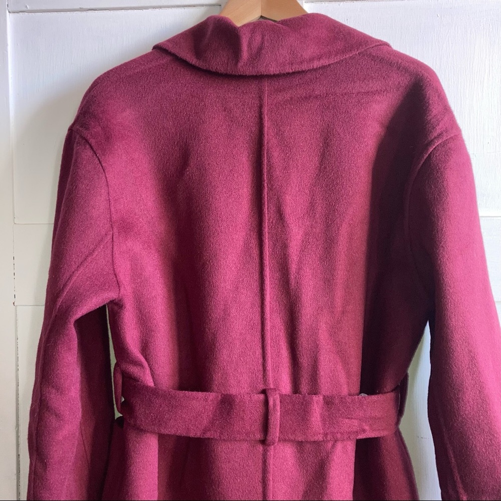 NEW Michael Kors Belted Wool Blend Felt Coat - Picture 4 of 11